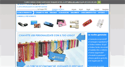 Desktop Screenshot of chiavetteusb-personalizzate.it